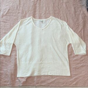 New York & Company Cream Knit Sweater